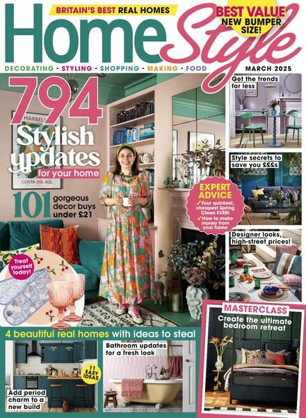 HomeStyle UK – March 2025 Cover