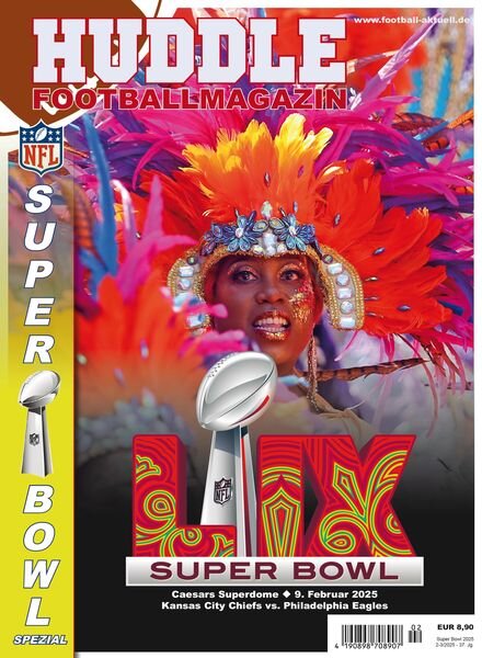 HUDDLE – Super Bowl 2025 Cover