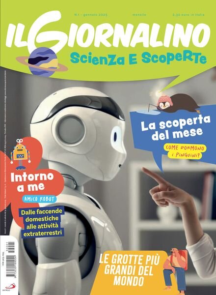 Il Giornalino Scienza e scoperte – Gennaio 2025 Cover