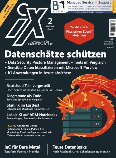 iX – Magazin fur professionelle IT – Februar 2025 Cover
