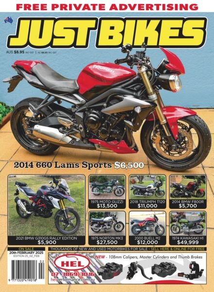 Just Bikes – February 2025 Cover