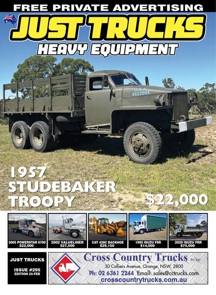 Just Trucks & Heavy Equipment – 27 January 2025 Cover