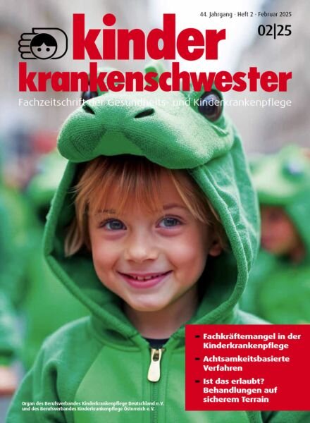 Kinderkrankenschwester – Februar 2025 Cover