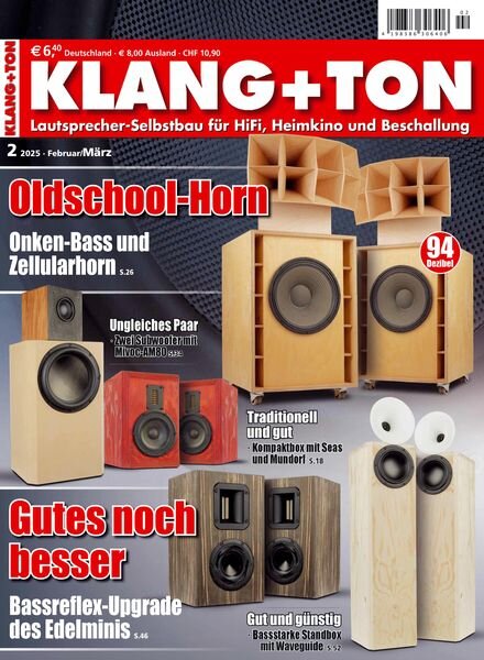 Klang+Ton – Februar 2025 Cover