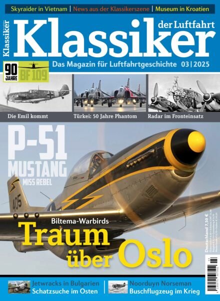 Klassiker der Luftfahrt – Marz 2025 Cover