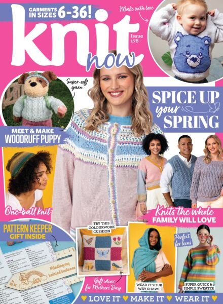 Knit Now – Issue 178 2025 Cover