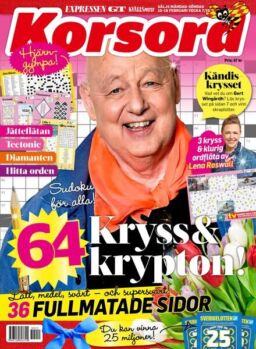 Korsord – 10 Februari 2025