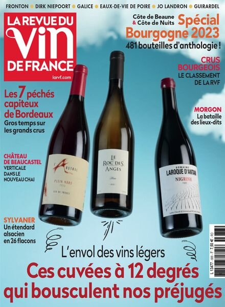 La Revue du Vin de France – Mars 2025 Cover