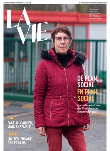 La Vie – 30 Janvier 2025 Cover