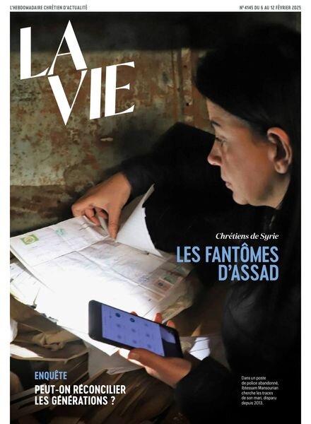 La Vie – 6 Fevrier 2025 Cover