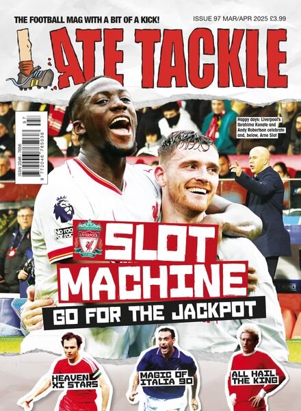 Late Tackle Football – March-April 2025 Cover