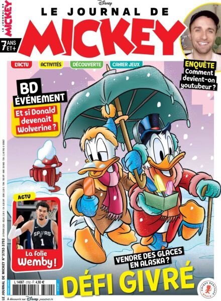 Le Journal de Mickey – 19 Fevrier 2025 Cover