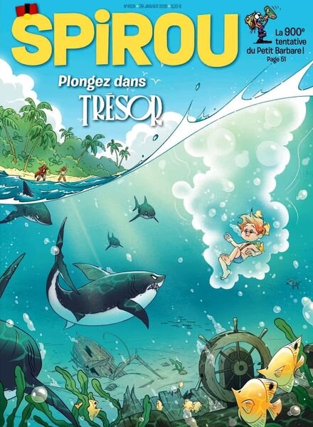 Le Journal de Spirou – 29 Janvier 2025 Cover