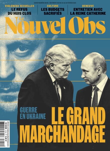 Le Nouvel Obs – 20 Fevrier 2025 Cover