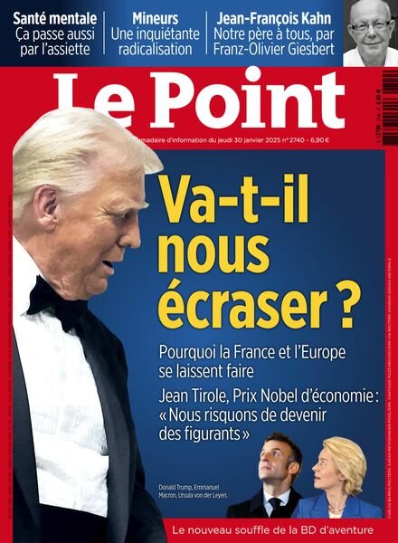 Le Point – 30 Janvier 2025 Cover
