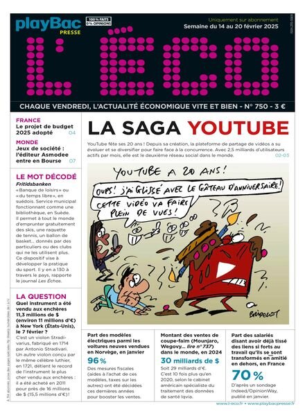 L’eCO – 14 Fevrier 2025 Cover
