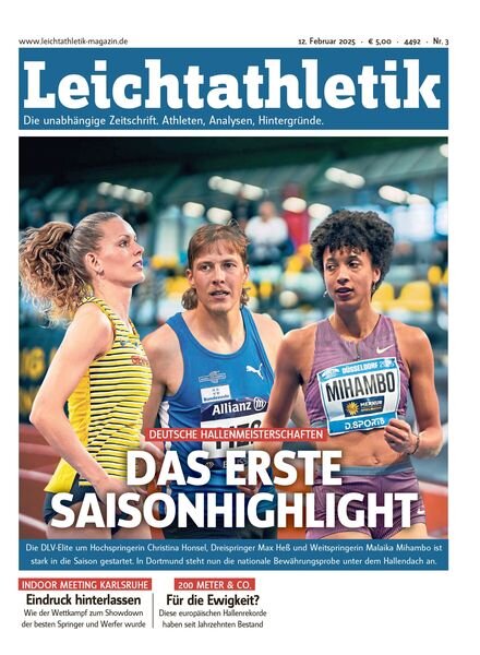 Leichtathletik – 12 Februar 2025 Cover