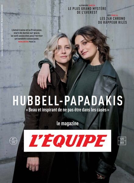 L’Equipe Magazine – 15 Fevrier 2025 Cover