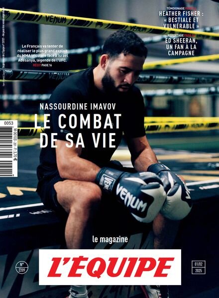 L’Equipe Magazine – 1er Fevrier 2025 Cover