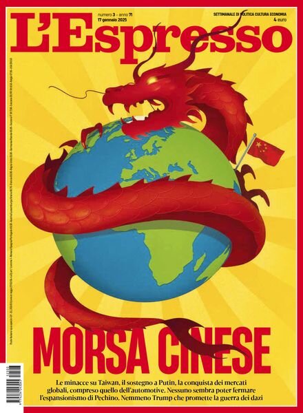 L’Espresso – 17 Gennaio 2025 Cover