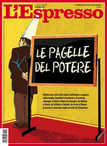 L’Espresso – 3 Gennaio 2025 Cover