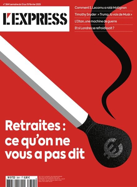 L’Express – 13 Fevrier 2025 Cover