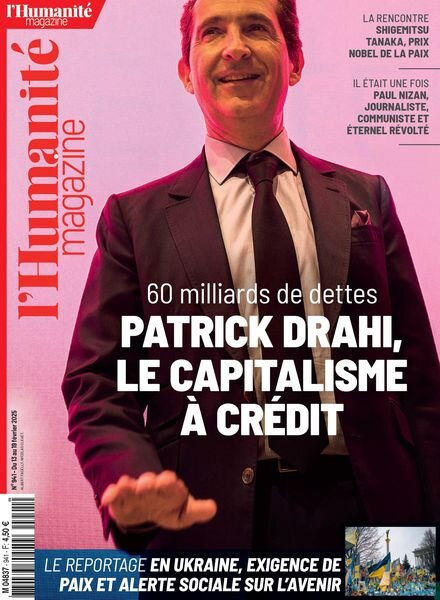 L’Humanite Magazine – 13 Fevrier 2025 Cover