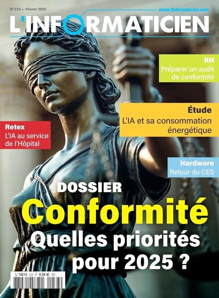 L’Informaticien – Fevrier 2025 Cover