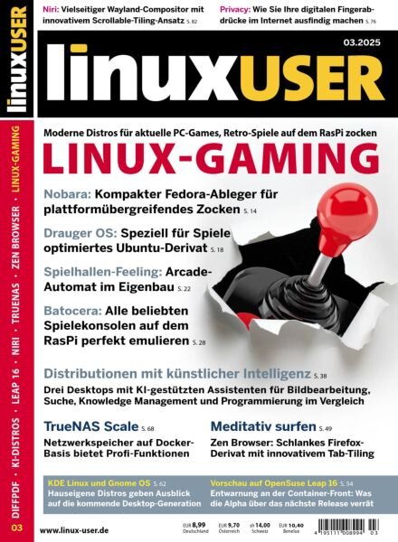 LinuxUser – Marz 2025 Cover