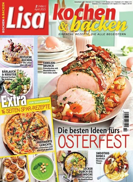 Lisa Kochen & Backen – Februar 2025 Cover