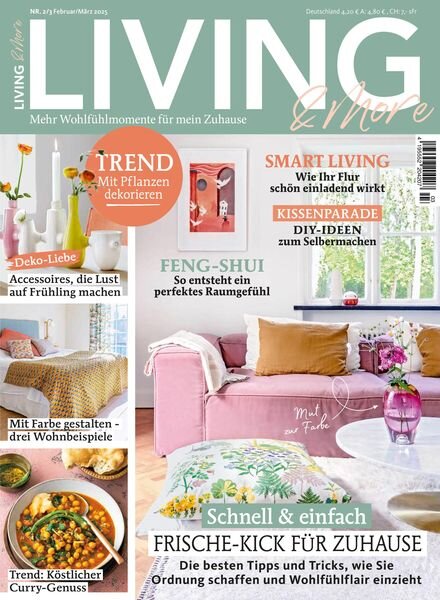 Living & More – Februar-Marz 2025 Cover