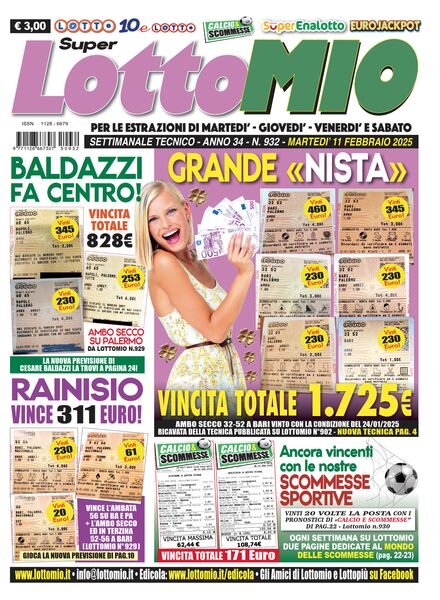 Lottomio del Giovedi – 11 Febbraio 2025 Cover