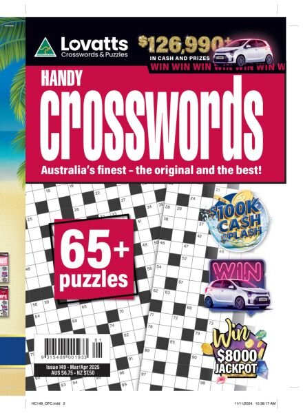 Lovatts Handy Crosswords – Issue 149 2025 Cover