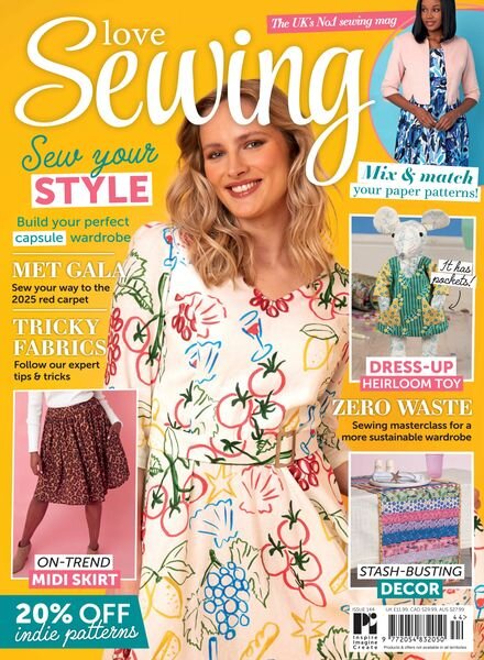 Love Sewing – Issue 144 2025 Cover