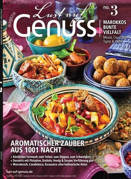Lust auf Genuss – Marz 2025 Cover
