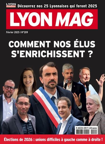 Lyon Mag – Fevrier 2025 Cover