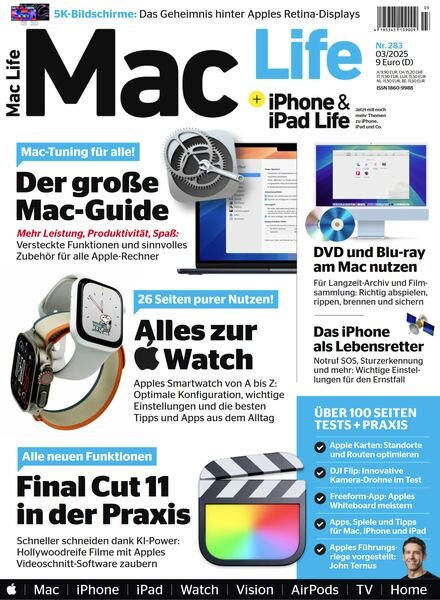Mac Life Germany – Marz 2025 Cover