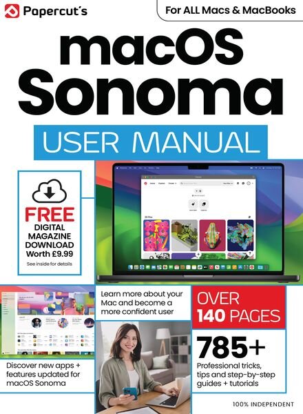 macOS Sonoma User Manual – January 2025 Cover