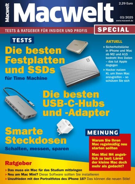 Macwelt Special – Marz 2025 Cover