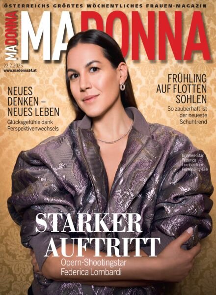 Madonna – 22 Februar 2025 Cover
