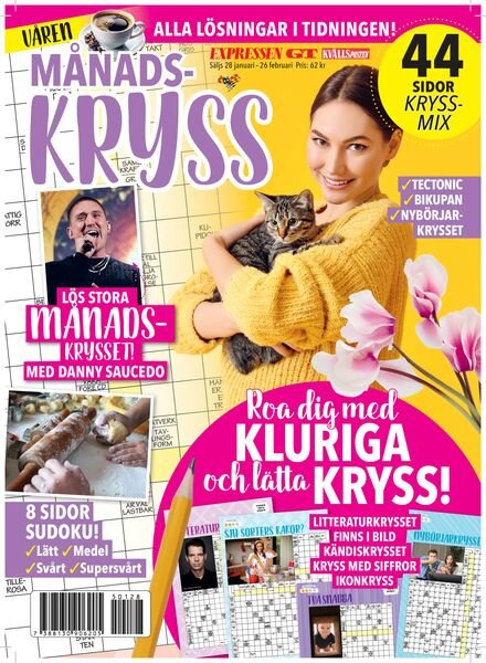 Manads-Kryss – Januari 2025 Cover