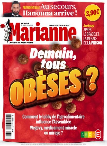 Marianne – 13 Fevrier 2025 Cover