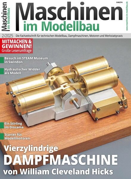 Maschinen im Modellbau – 7 Februar 2025 Cover
