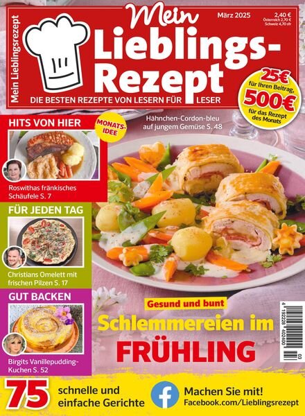 Mein Lieblingsrezept – Marz 2025 Cover