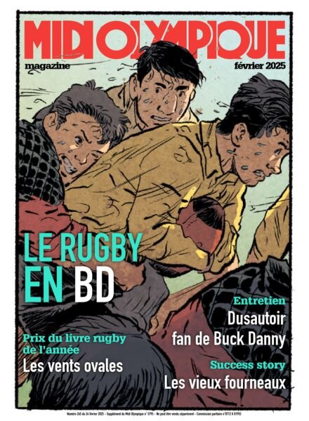 Midi Olympique Magazine – Fevrier 2025 Cover