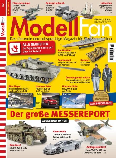 ModellFan – Marz 2025 Cover
