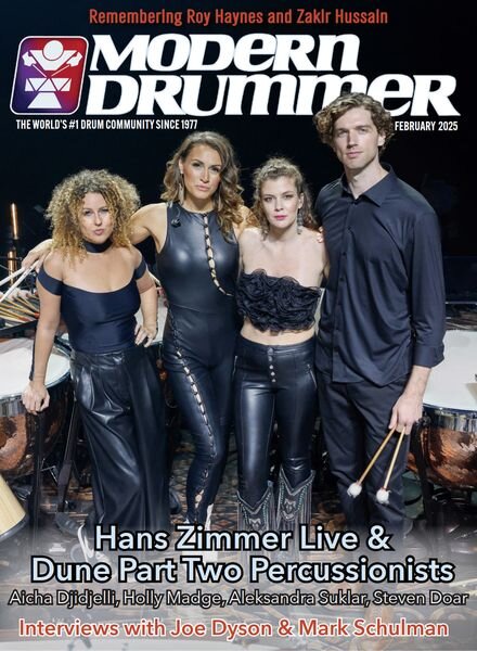 Modern Drummer Magazine – February 2025 Cover