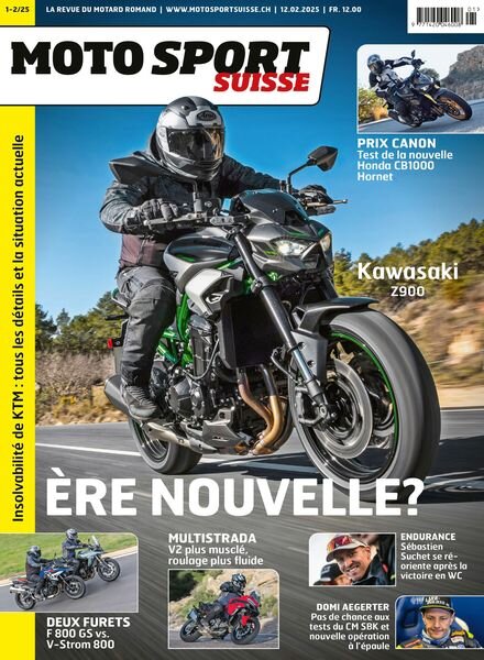 Moto Sport Suisse – 12 Fevrier 2025 Cover