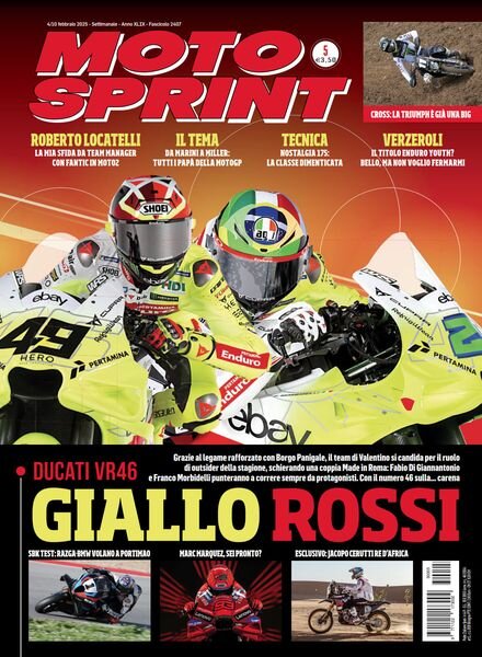 Moto Sprint – 4 Febbraio 2025 Cover