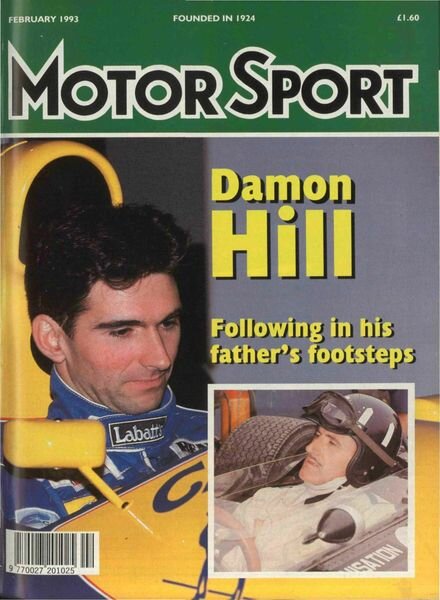 Motor Sport Magazine – February 1993 Cover